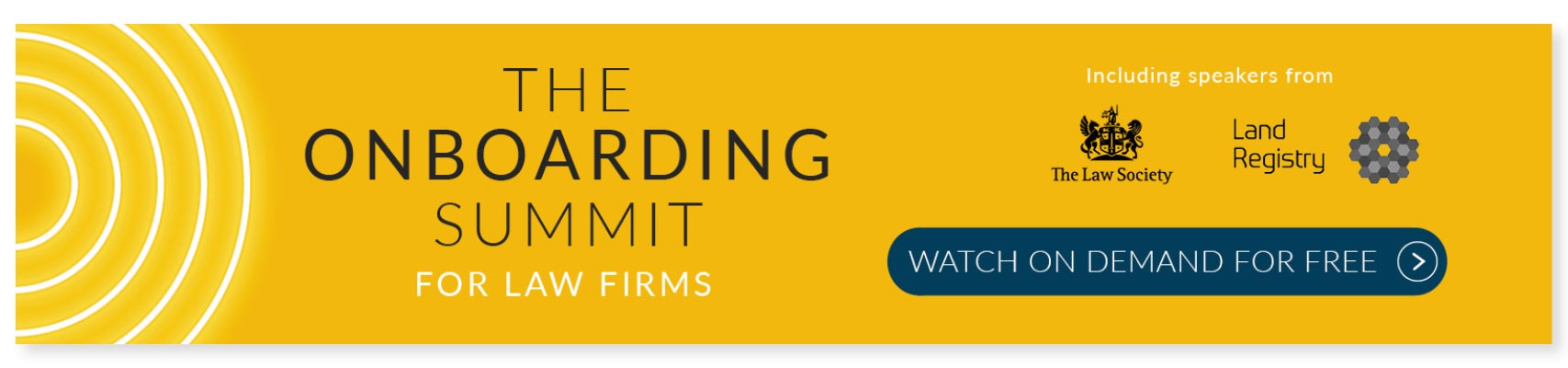the onboarding summit watch on demand banner on yellow