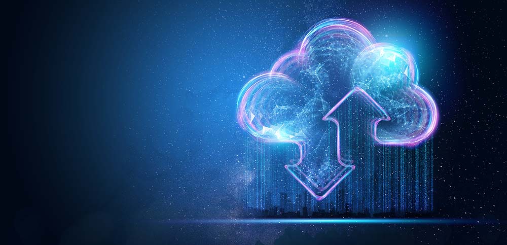 neon cloud upload download