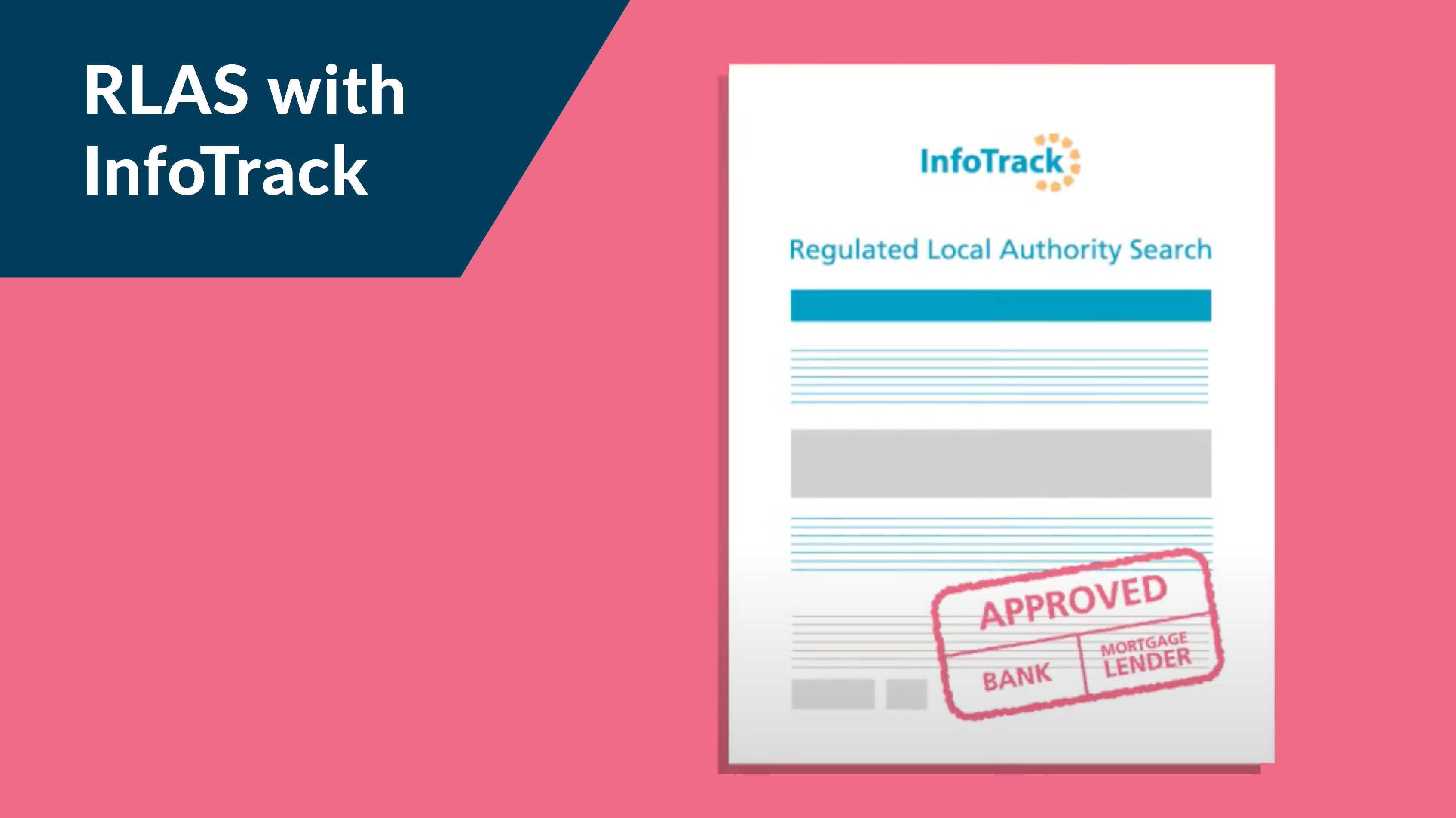 Personal regulated local authority searches with InfoTrack